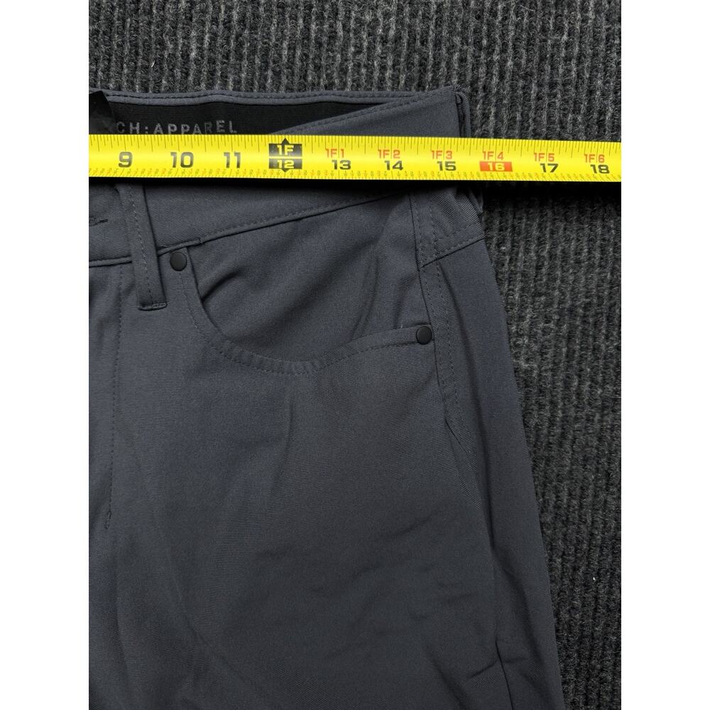 Projek Raw Tech Apparel Mens Size 32 Charcoal Gray Performance Chino Pants - Picture 6 of 8